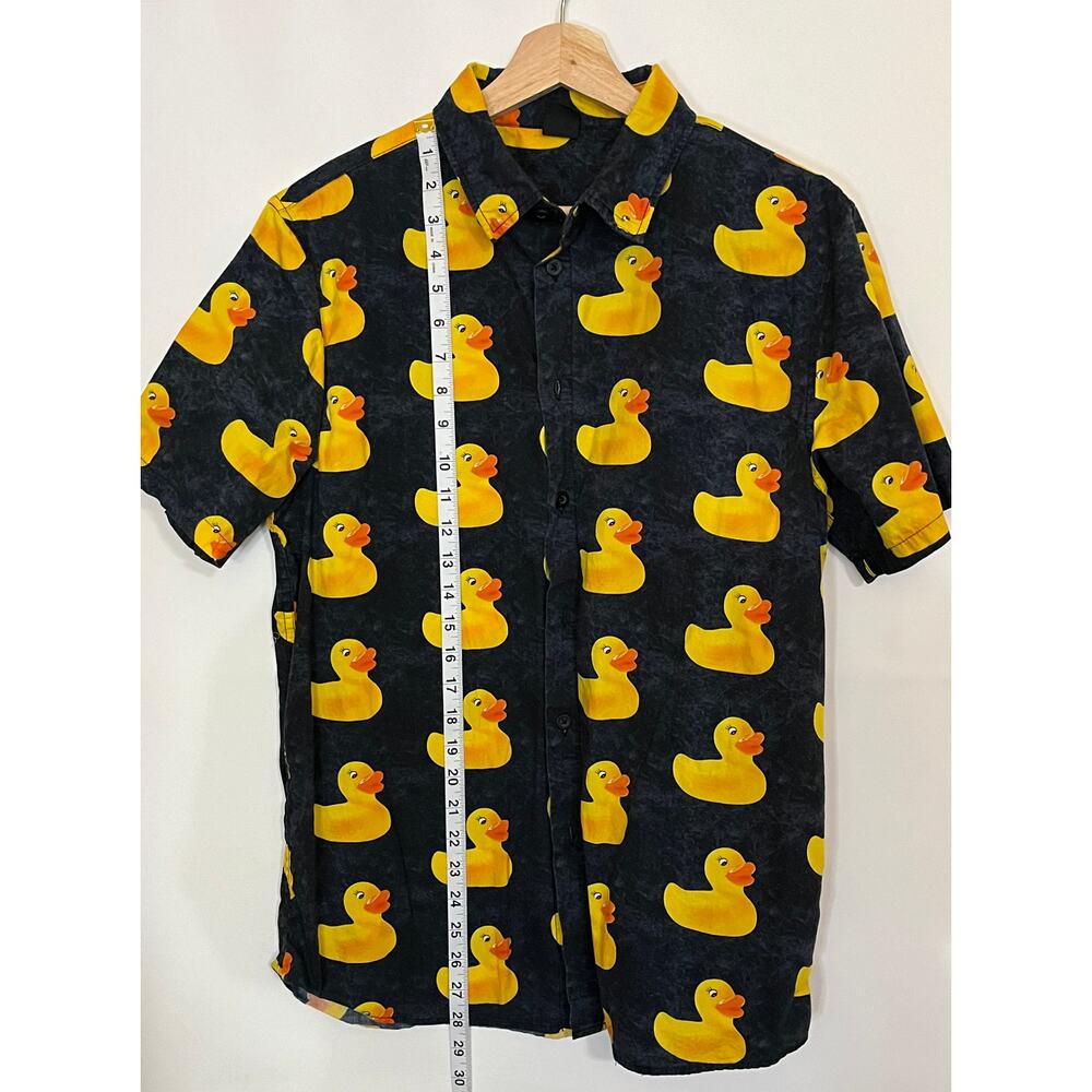 Neff Rubber Ducky Button-Up Men's shirt size Medium - Picture 2 of 7